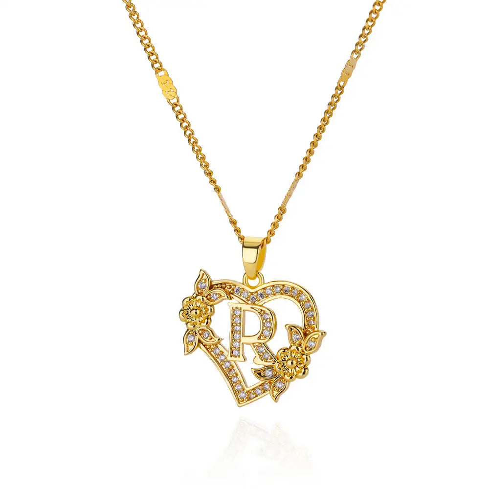 Lettera Cuore Necklace