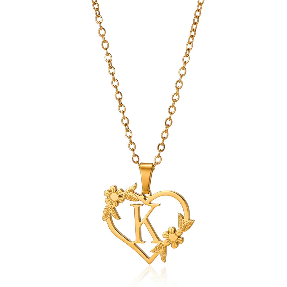Lettera Cuore Necklace