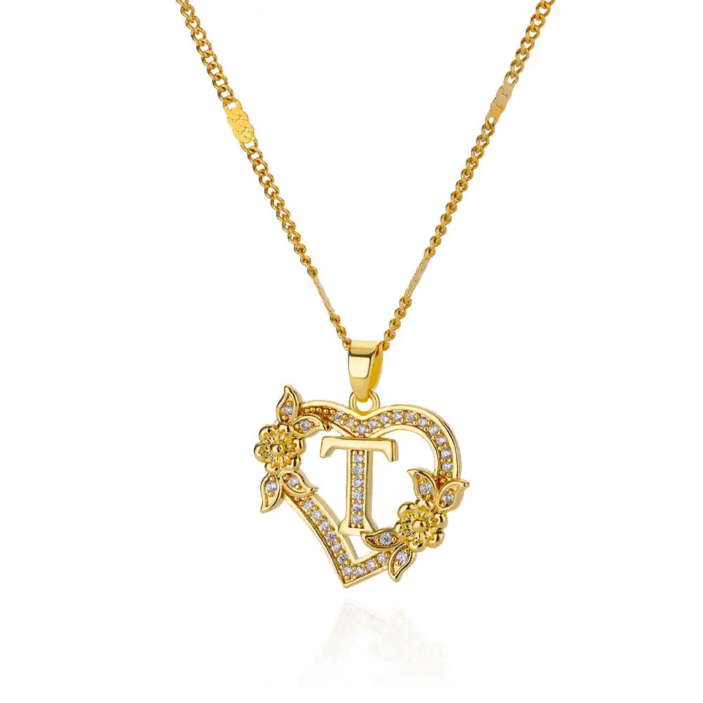 Lettera Cuore Necklace