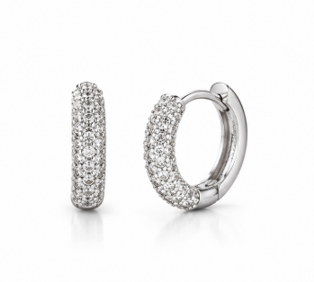 Riflesso Pavé Hoop Earrings