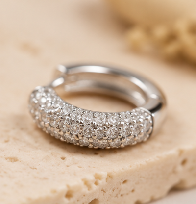 Riflesso Pavé Hoop Earrings