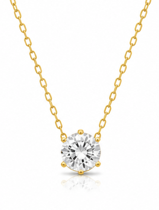 Sola Solitaire Necklace