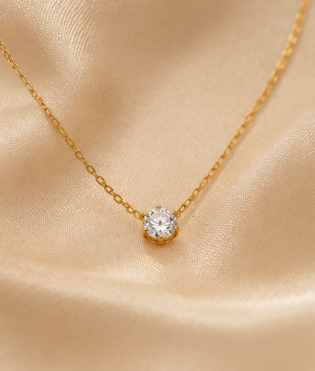 Sola Solitaire Necklace